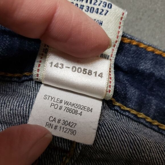 True Religion jeans with thick stitch embroidered pockets skinny size 29 - Picture 11 of 16